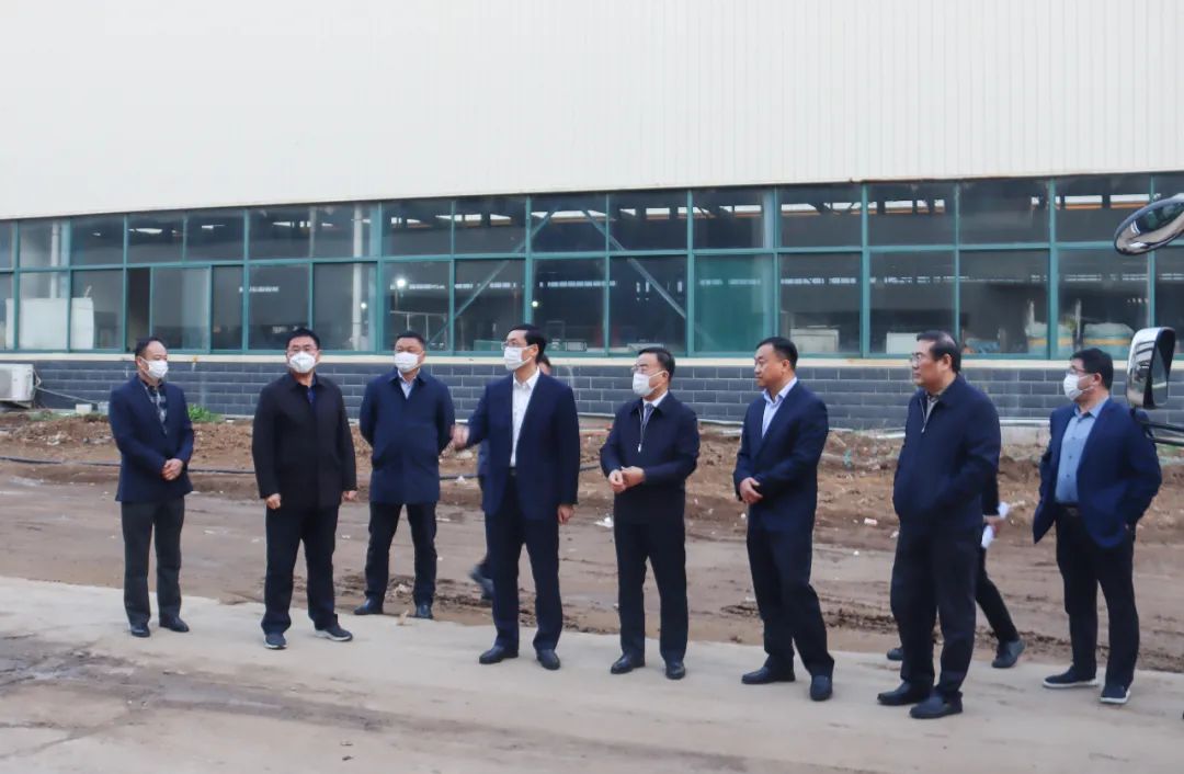 王營調研天意機械大宗固廢智能裝備研發(fā)生產項目